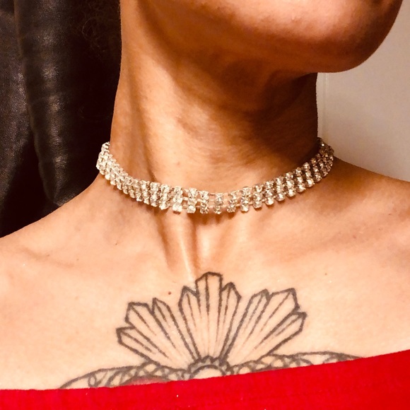 Rhinestone choker - Picture 6 of 6